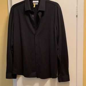 Calvin Klein Men's Classic Extra Slim Fit wicking stretch Button Down Shirt